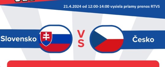 Medzištátny zápas SVK-CZE na RTVS Šport